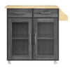 Cuisine Kitchen Cart by Modway| Brown