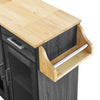 Cuisine Kitchen Cart by Modway| Brown