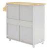 Cuisine Kitchen Cart by Modway| Gray