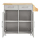 Cuisine Kitchen Cart by Modway| Gray