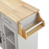 Cuisine Kitchen Cart by Modway| Gray