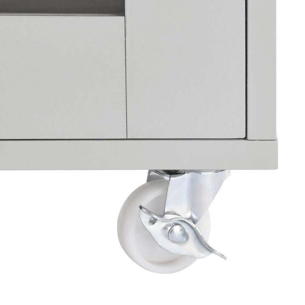 Cuisine Kitchen Cart by Modway| Gray
