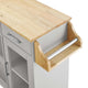 Culinary Kitchen Cart With Spice Rack by Modway| Gray