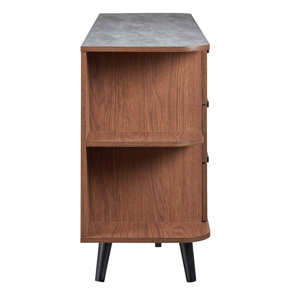 Langston Open Display Storage Sideboard by Modway| Gray