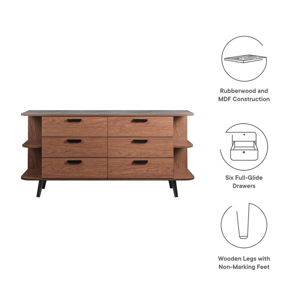 Langston Open Display Storage Sideboard by Modway| Gray