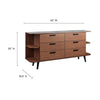 Langston Open Display Storage Sideboard by Modway| Gray