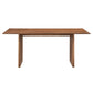 Modway Amistad 72’’ Solid Wood Modern Farmhouse Rectangular Walnut 70’’ Dining Table MDY-EEI-6339-WAL