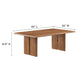 Amistad Wood Coffee Table  - No Shipping Charges