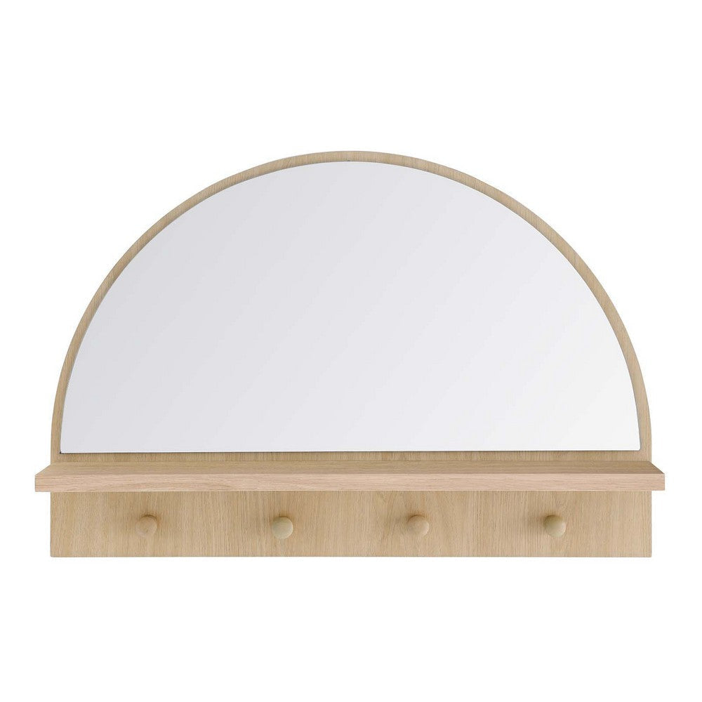 Moonbeam Arched Mirror - No Shipping Charges MDY-EEI-6350-OAK