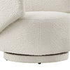 Modway Celestia Boucle Fabric Accent Swivel Chair in Ivory MDY-EEI-6357-IVO