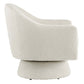 Astral Boucle Fabric Swivel Chair - No Shipping Charges