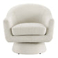 Astral Boucle Fabric Swivel Chair - No Shipping Charges