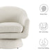 Astral Boucle Fabric Swivel Chair - No Shipping Charges MDY-EEI-6359-IVO
