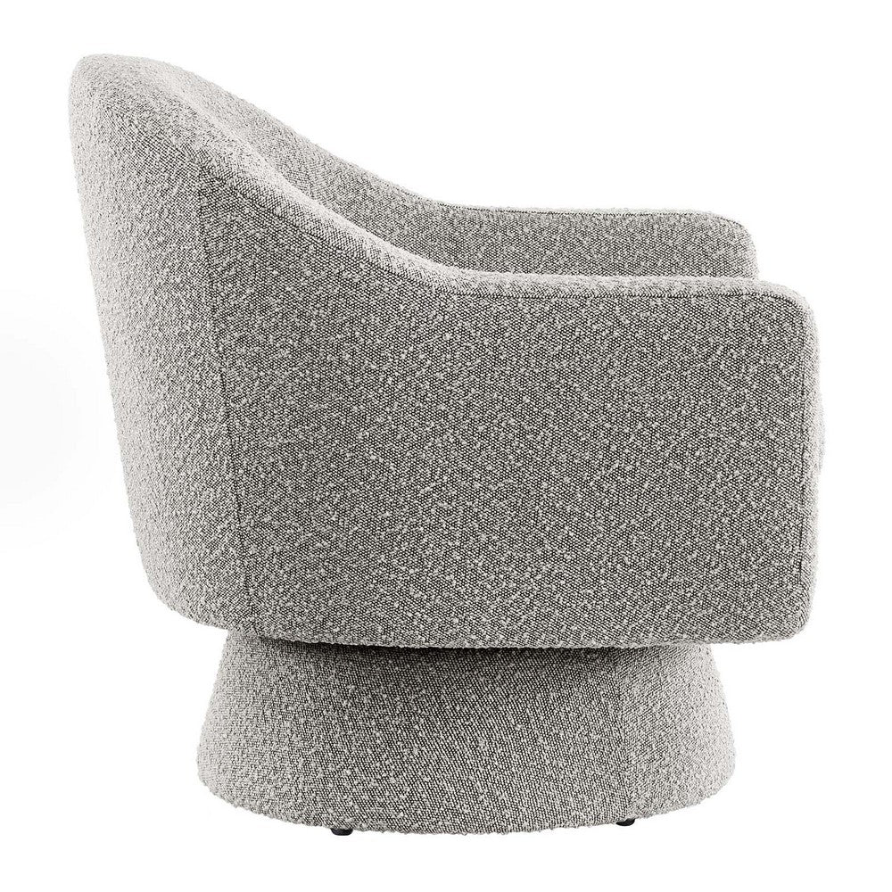 Astral Boucle Fabric Swivel Chair  - No Shipping Charges