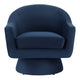 Astral Performance Velvet Fabric and Wood Swivel Chair - No Shipping Charges MDY-EEI-6360-MID