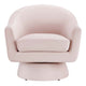 Modway Astral Performance Velvet Accent Swivel Chair in Pink MDY-EEI-6360-PNK