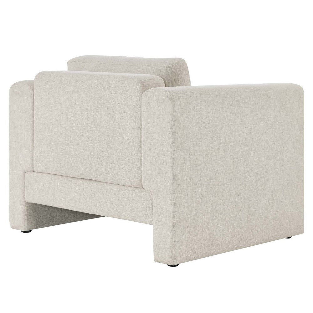 Modway EEI-6373-IVO Visible Fabric Armchair Ivory MDY-EEI-6373-IVO