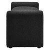 Waverly Boucle Fabric Bench - No Shipping Charges MDY-EEI-6379-BLK