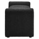 Waverly Boucle Fabric Bench - No Shipping Charges MDY-EEI-6379-BLK