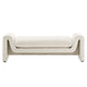 Modway EEI-6379-IVO Waverly Boucle Fabric Bench Ivory MDY-EEI-6379-IVO