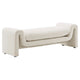 Modway EEI-6379-IVO Waverly Boucle Fabric Bench, Ivory