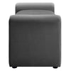 Modway EEI-6380-GRY Waverly Performance Velvet Bench Gray MDY-EEI-6380-GRY