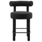 Toulouse Boucle Fabric Counter Stool - No Shipping Charges MDY-EEI-6383-BLK-BLK