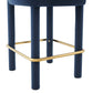 Toulouse Performance Velvet Counter Stool - No Shipping Charges MDY-EEI-6384-BLO-GLD