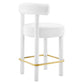Toulouse Performance Velvet Counter Stool  - No Shipping Charges