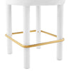 Toulouse Performance Velvet Counter Stool - No Shipping Charges MDY-EEI-6384-BLO-GLD