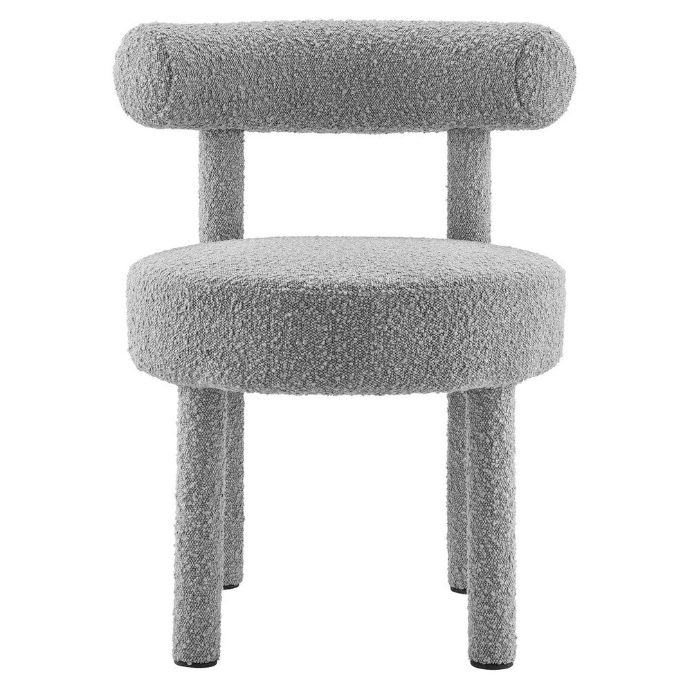 Toulouse Boucle Fabric Dining Chair  - No Shipping Charges