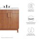Modway Miles Vanity Walnut