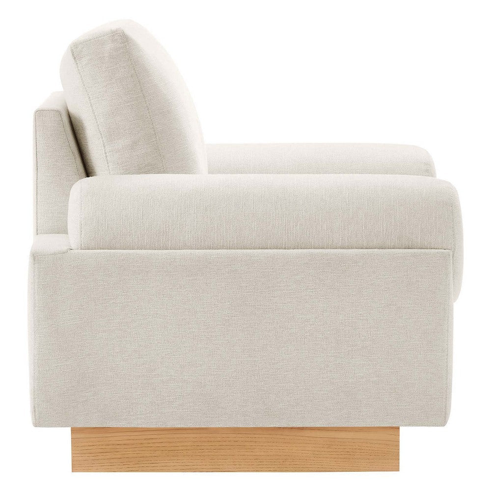 Modway Oasis Upholstered Fabric Armchair Ivory MDY-EEI-6402-IVO