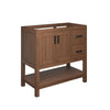 Modway EEI-6404-WAL Ashlyn 36” Wood Bathroom Vanity Cabinet (Sink Basin Not Included), Walnut
