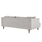 Modway Zoya Sofas Light Gray Fabric MDY-EEI-6405-HLG