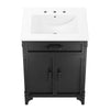 Steamforge 24’’ Bathroom Vanity MDY-EEI-6413-WHI-BLK