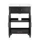 Steamforge 24’’ Bathroom Vanity MDY-EEI-6413-WHI-BLK