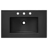 Modway Steamforge 30’’ Industrial Modern Bathroom Vanity Black with Ceramic Sink Basin MDY-EEI-6416-BLK-BLK