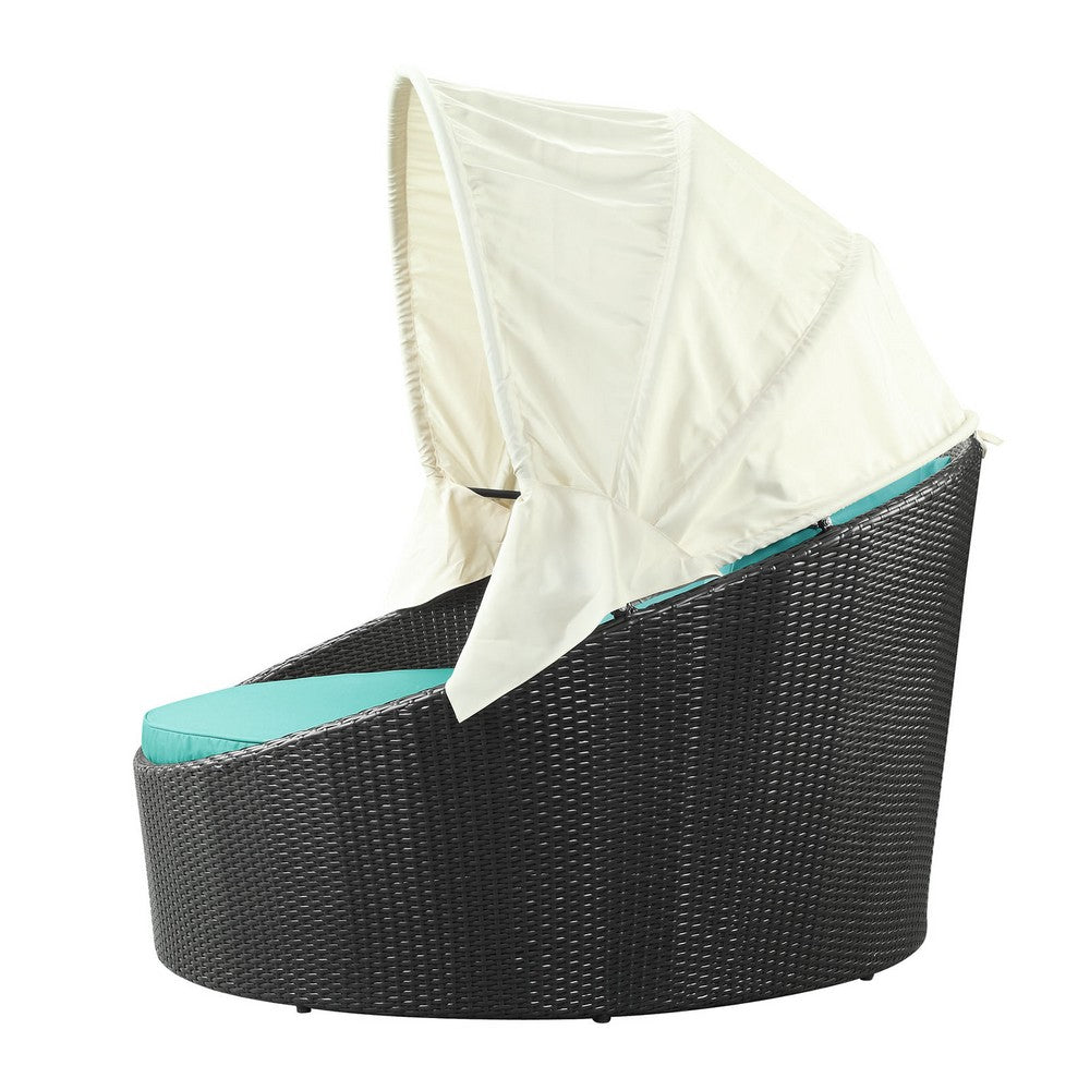 Siesta Canopy Outdoor Patio Daybed by Modway| Green