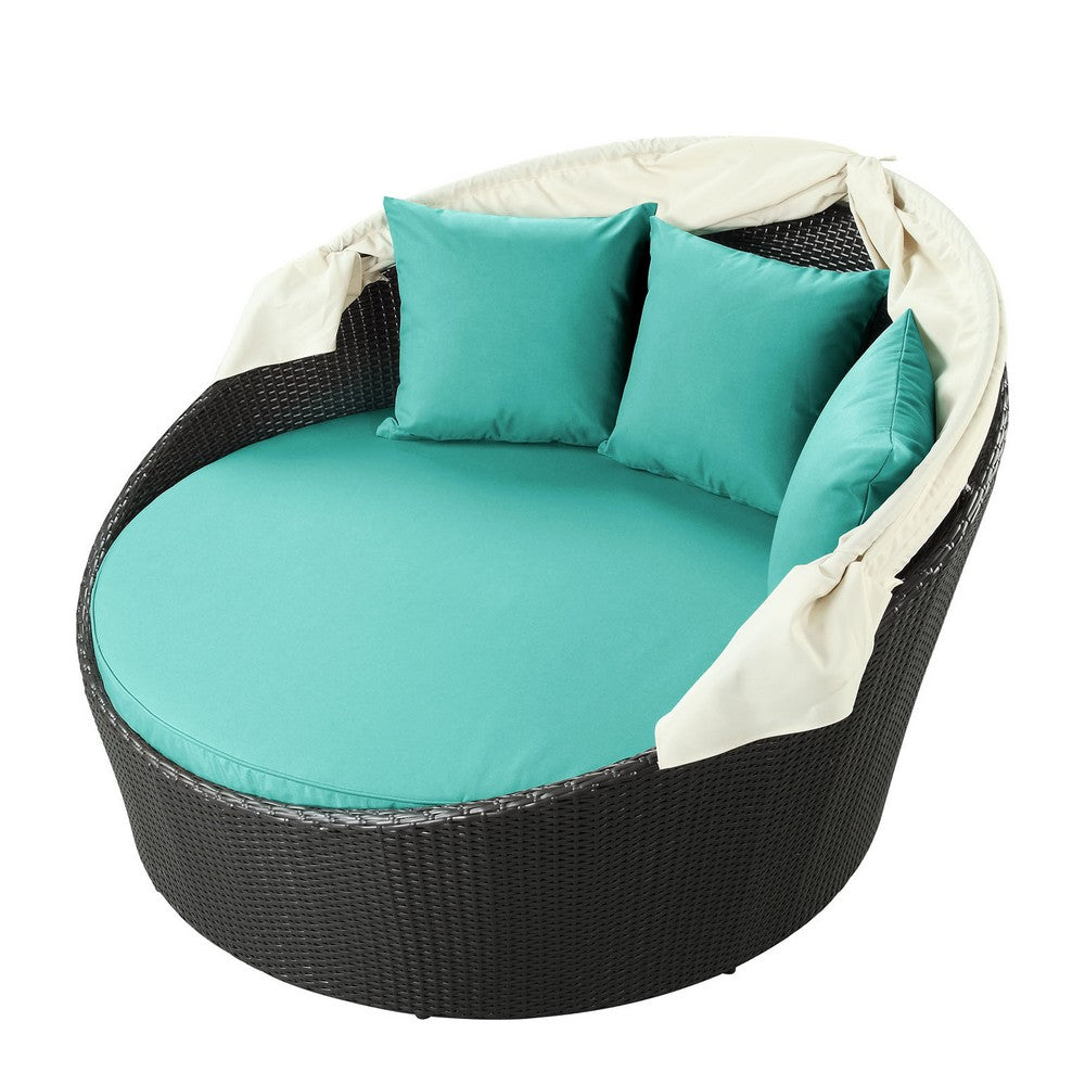 Siesta Canopy Outdoor Patio Daybed by Modway| Green