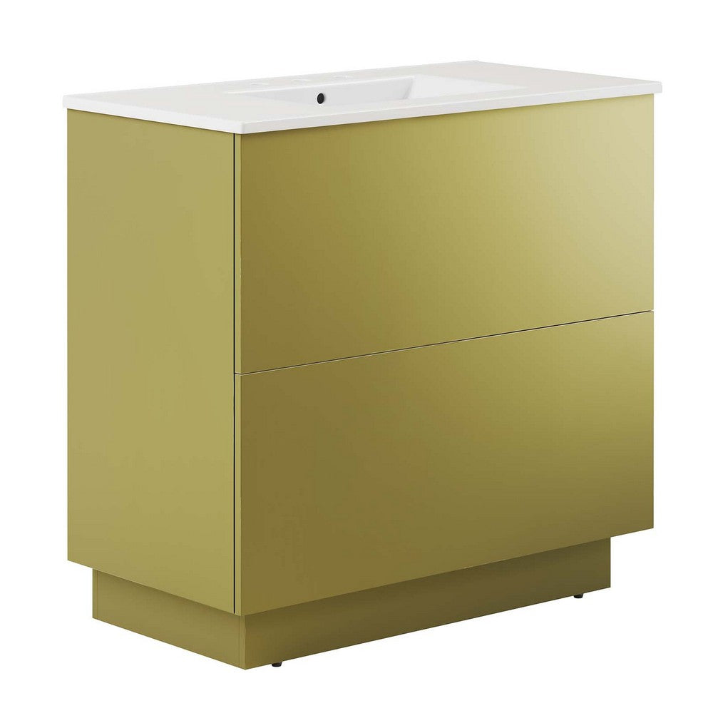 Quantum 36" Bathroom Vanity by Modway| Gold