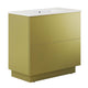 Quantum 36" Bathroom Vanity by Modway| Gold