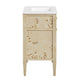 Modway Elysian 30’’ Wood Bathroom Vanity in White Burl with Ceramic Sink Basin MDY-EEI-6443-WHI-BUR
