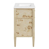 Modway Elysian 36’’ Wood Bathroom Vanity in White Burl with Ceramic Sink Basin MDY-EEI-6447-WHI-BUR