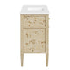 Modway Elysian Wood Bathroom Vanity in White Burl with Ceramic Basin 48’’ Single Sink MDY-EEI-6451-WHI-BUR