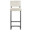 Modway EEI-6473-BLK-IVO Parity Boucle Bar Stools - Set of 2 Black Ivory MDY-EEI-6473-BLK-IVO