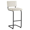 Modway EEI-6473-BLK-IVO Parity Boucle Bar Stools - Set of 2, Black Ivory