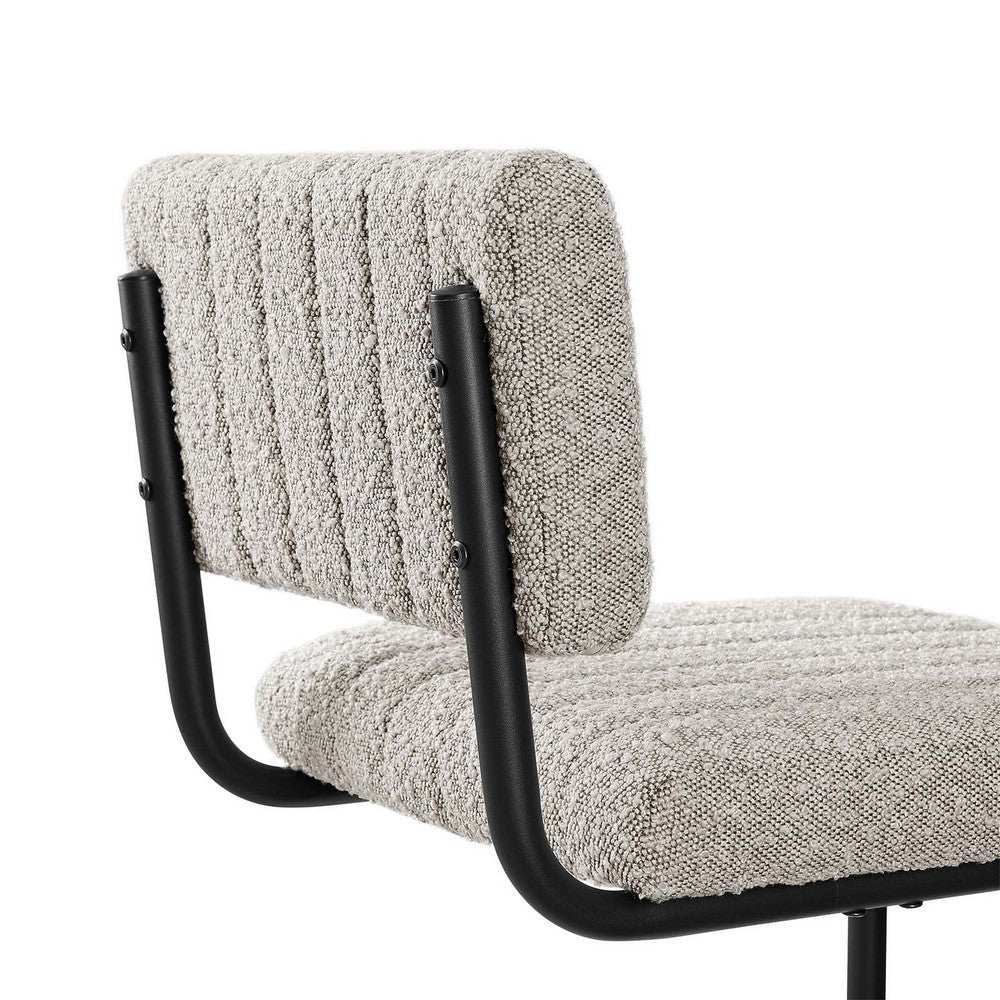 Parity Boucle Bar Stools Set of 2 by Modway| Gray