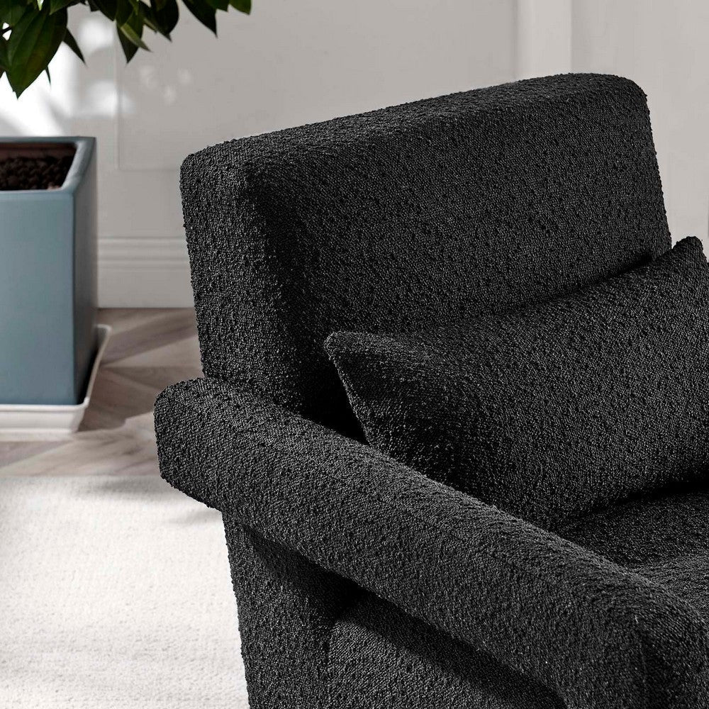 Mirage Boucle Upholstered Armchair  - No Shipping Charges