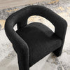 Kayla Boucle Upholstered Armchair  - No Shipping Charges